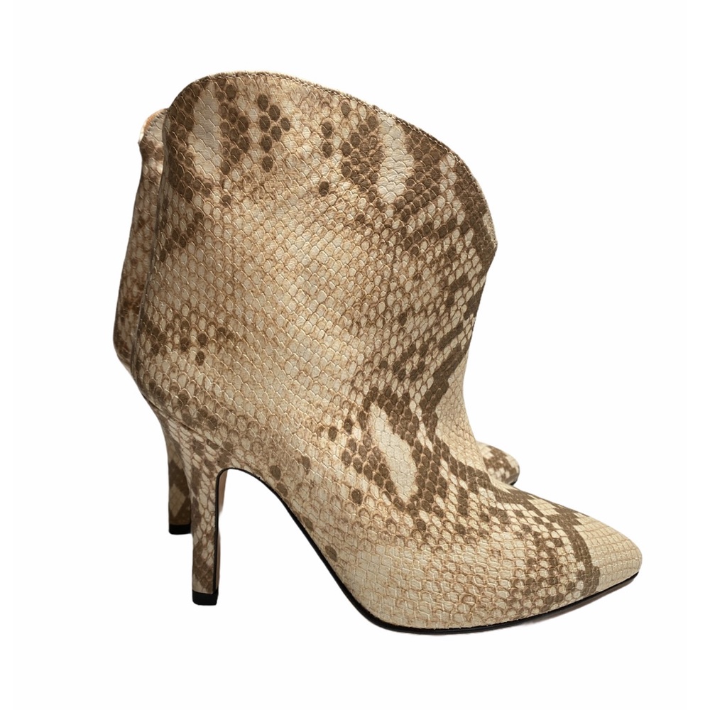 Paris Texas Python-Embossed Leather Ankle Boots 6 - image 2
